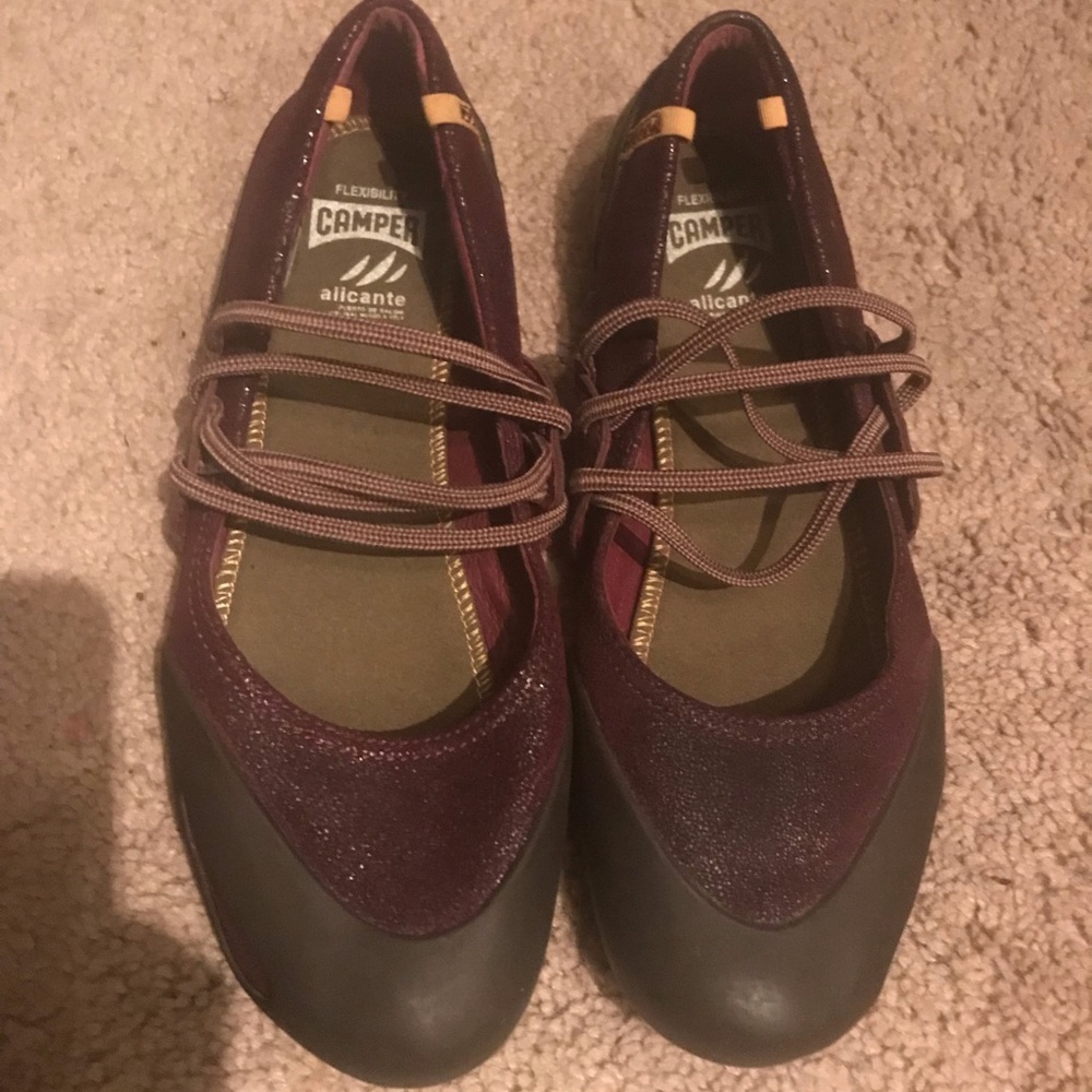 Camper purple flats. Size 37